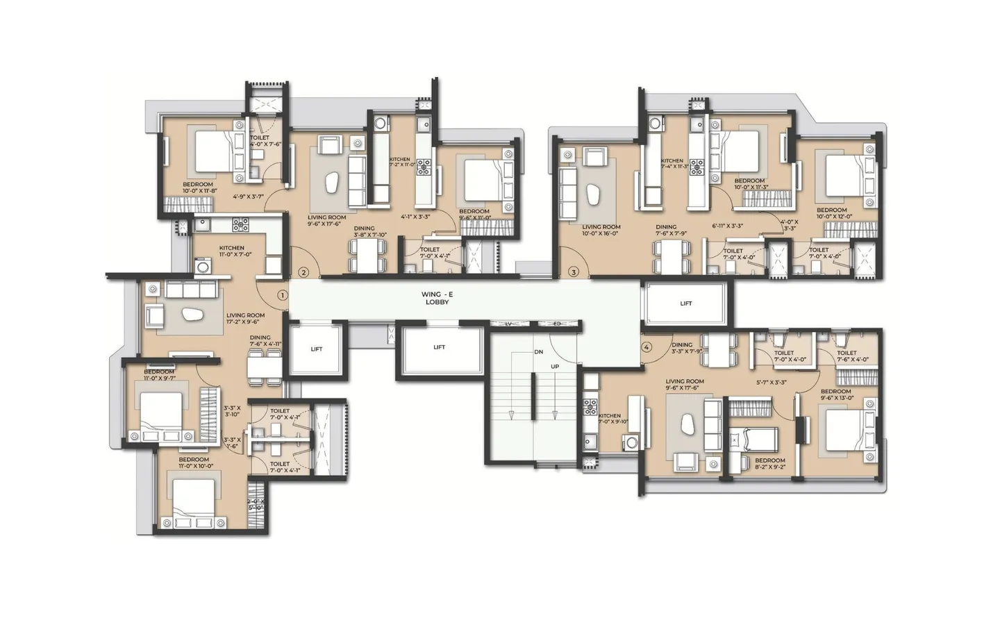 Eider Floor Plan Arkade Nest Mulund West