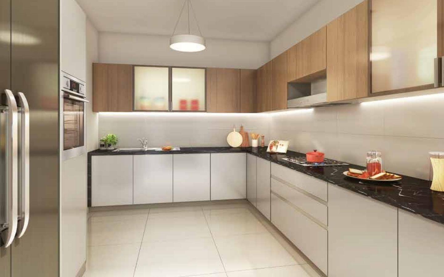 Kitchen 2BHK Flats Rejuve 360 Mulund West