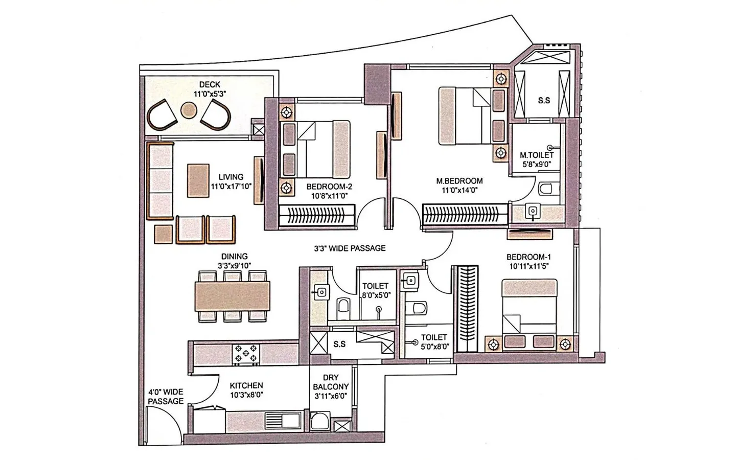 Unit Plan 2 Bellanza Prestige City Mulund West