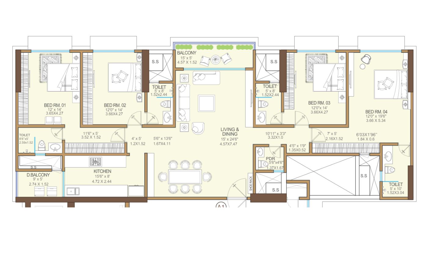 Unit plan Vikas 11 Mulund West Mulund West