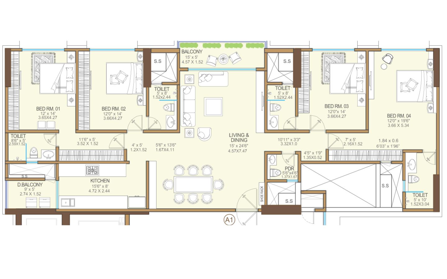 Unit plan Vikas 11 Mulund West Mulund West