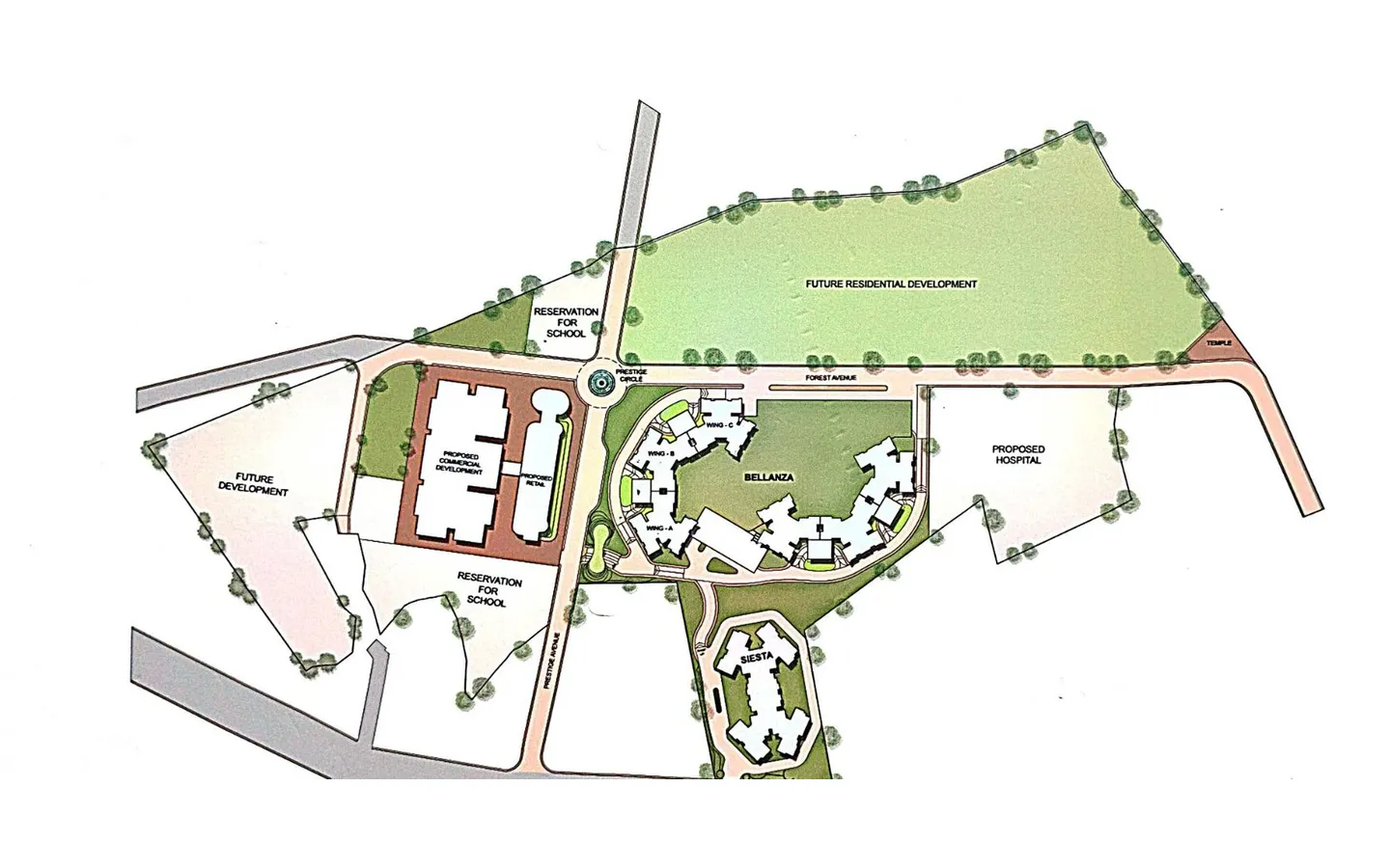 Floor Plan 2BHK Bellanza PrestigeCity Mulund West