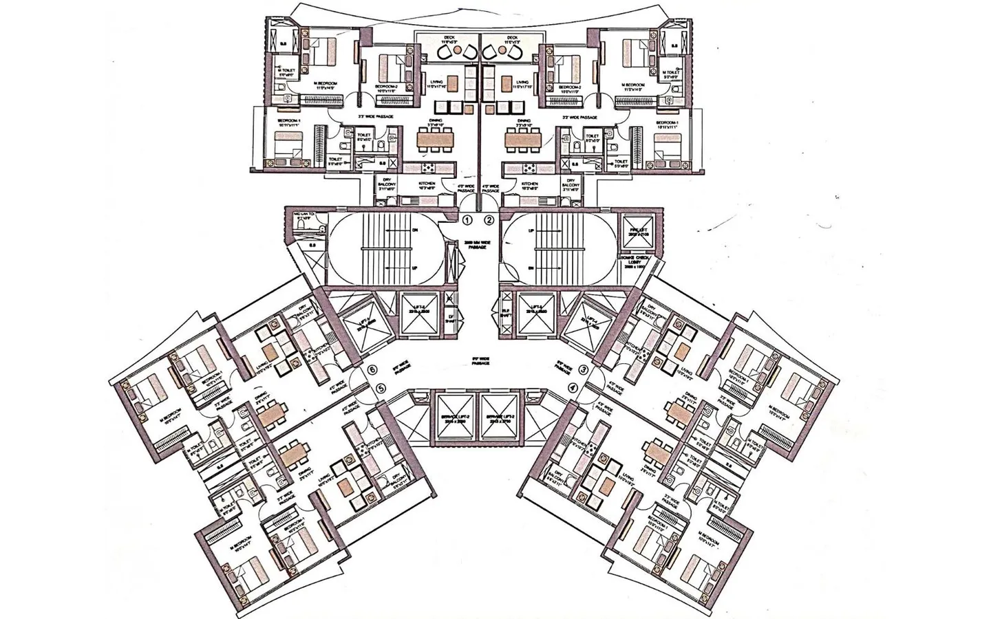 Floor Plan Bellanza Prestige City Mulund West