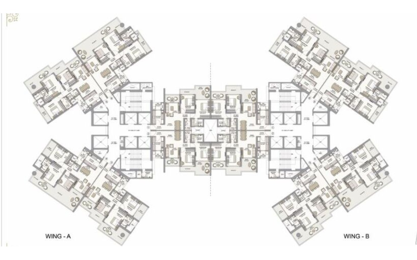 Floor Plan Siesta Prestige City Mulund