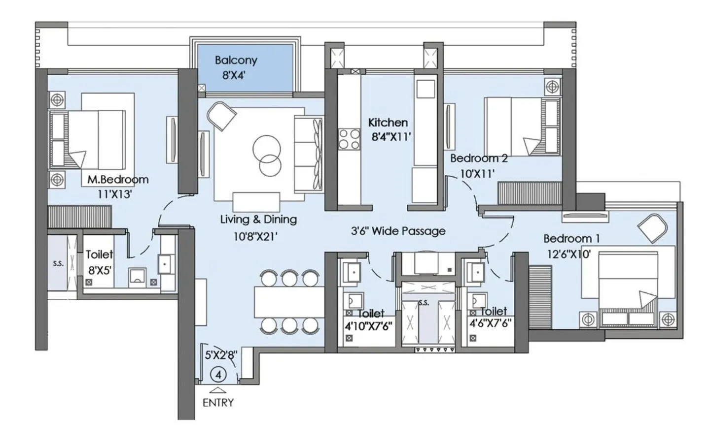 Unit Plan 2 L&T Rejuve 360 Mulund West