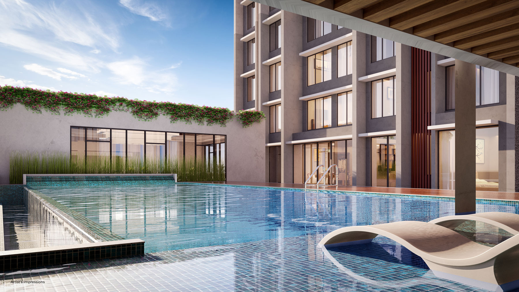 Pool Area 5BHK Vikas 11 Tower A Mulund West