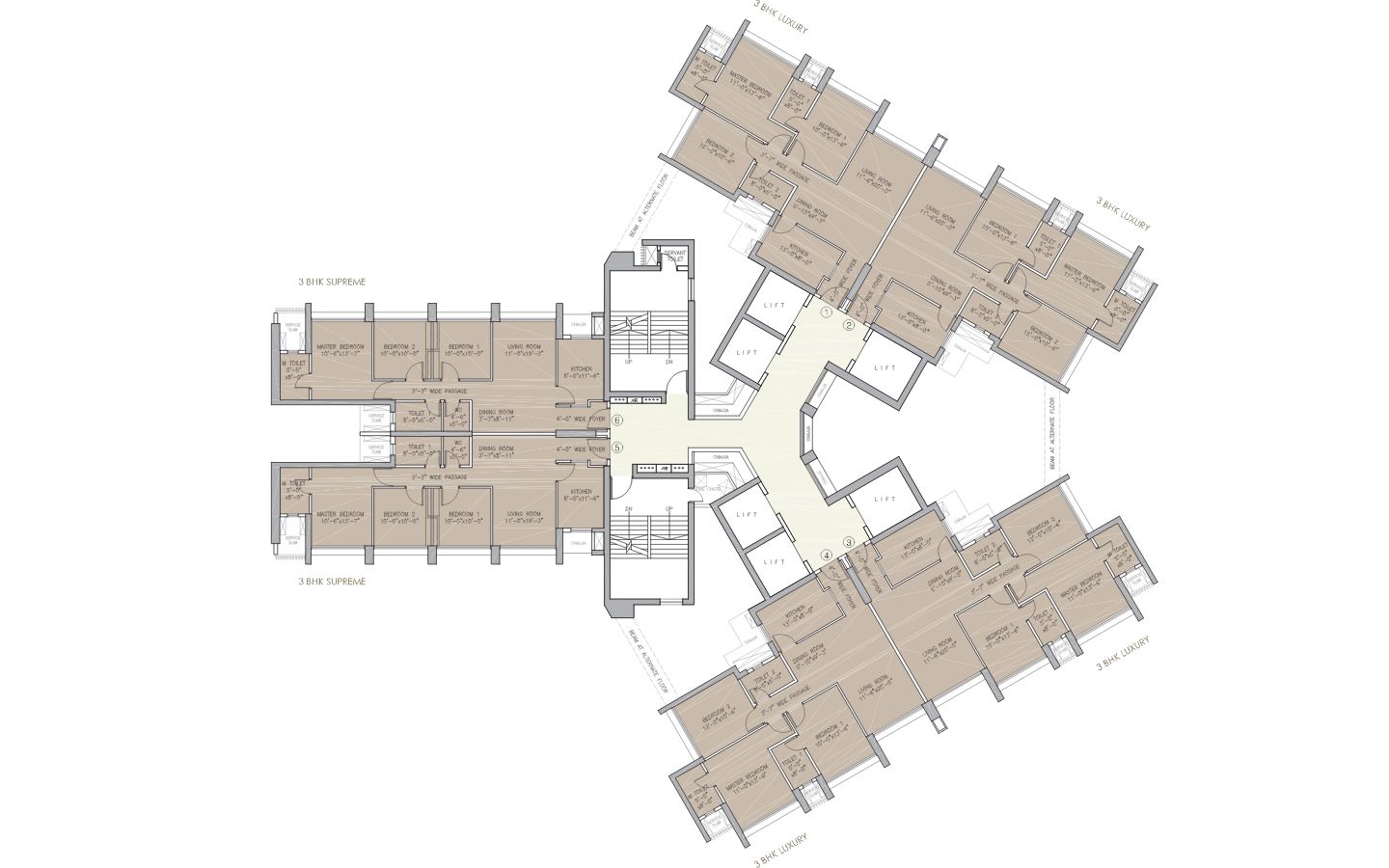 Floor Plan Oberoi Eternia Mulund West