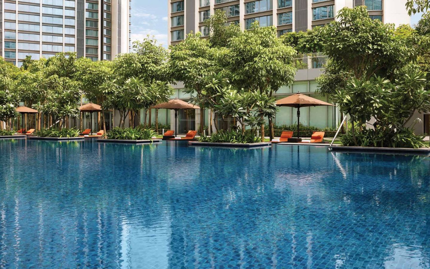 Pool Area 3BHK Oberoi Eternia Mulund West