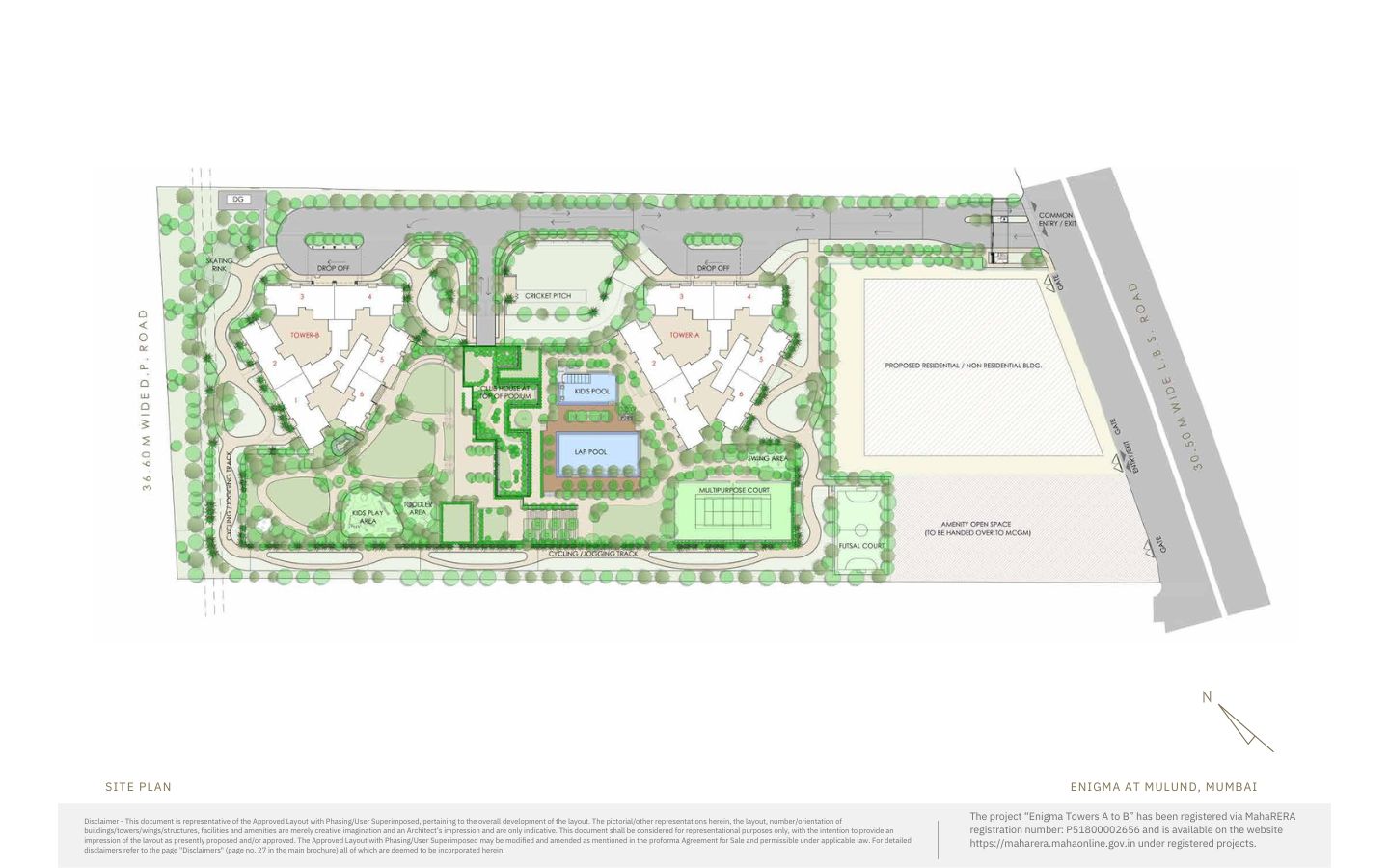 Master Plan Oberoi Enigma Mulund West