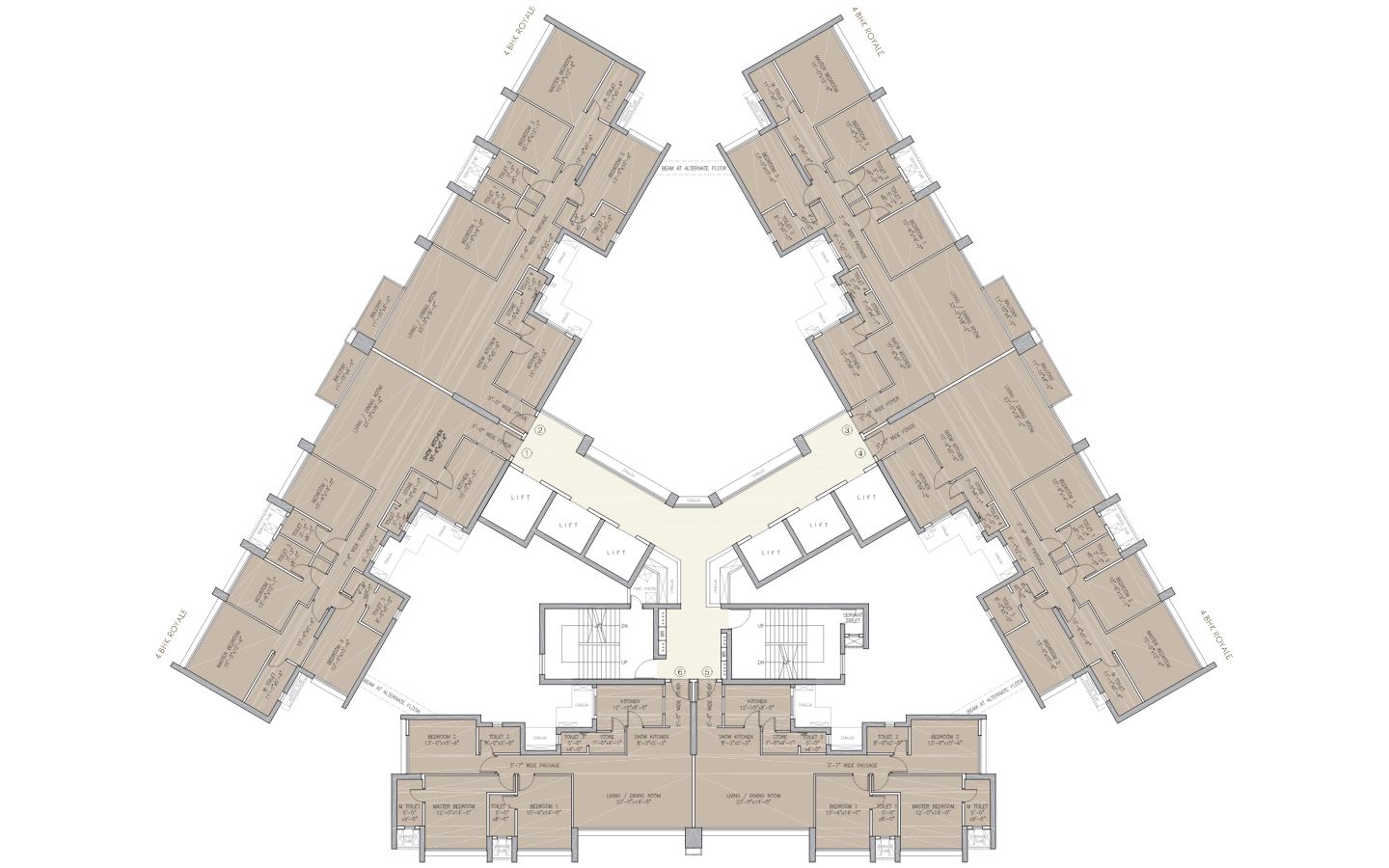 Floor Plan Oberoi Enigma Mulund West