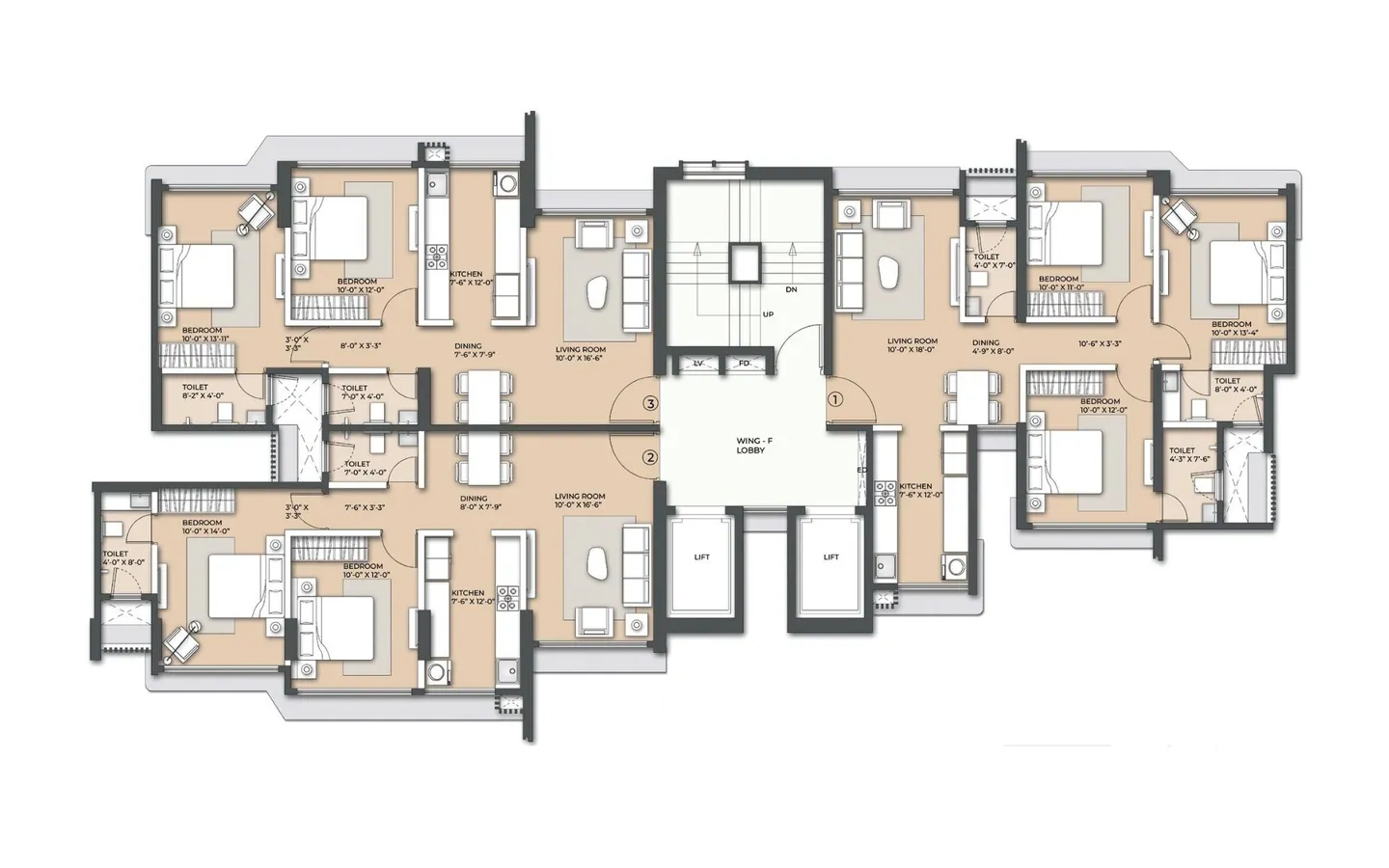 Floor Plan Flamingo Arkade Nest Mulund West