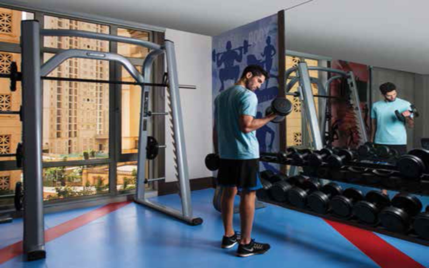 Gym 2BHK Delanna Hiranandani Estate