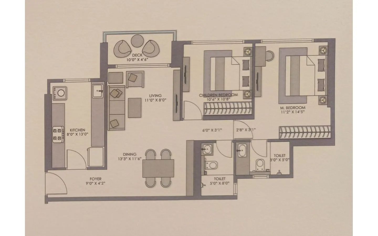 Unit Plan 4 Vana Piramal Revanta Mulund West