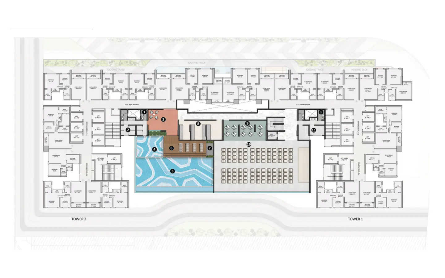 Site Plan Ashar Pulse Thane West