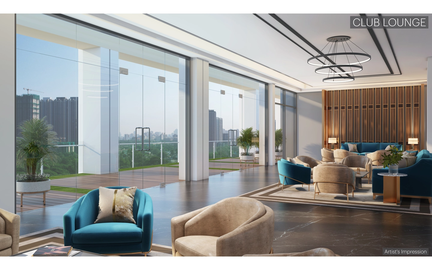 Club Lounge 2BHK Asteria by Courtyard Thane