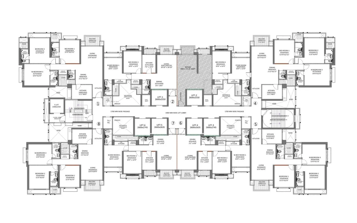 Floor Plan Belicia Thane west