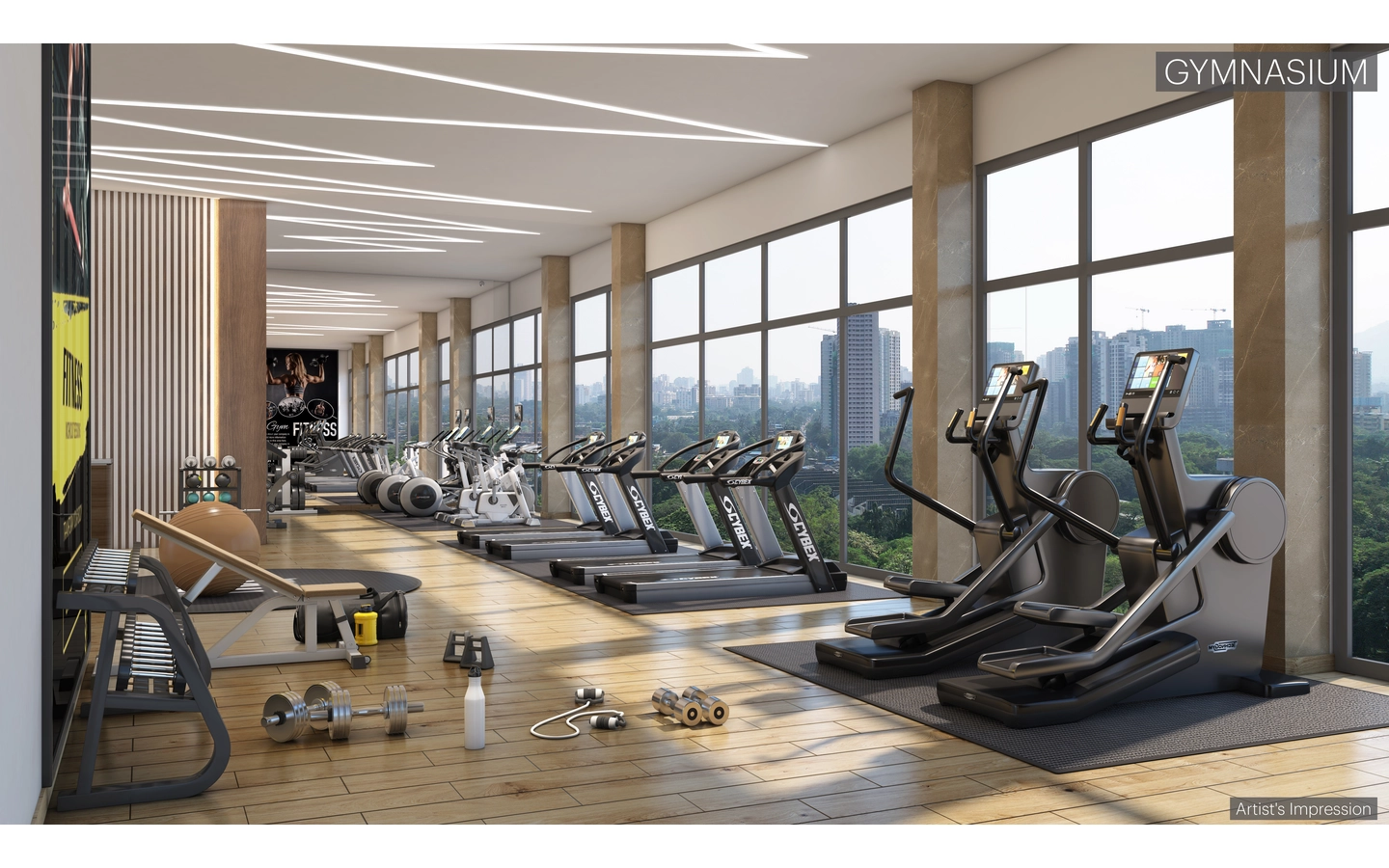 Gymnasium Asteria by Courtyard TowerA Thane