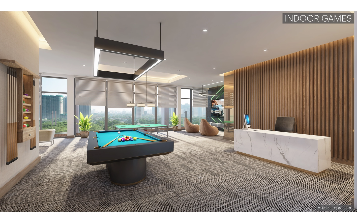 Indoor Games Asteria by Courtyard TowerA Thane