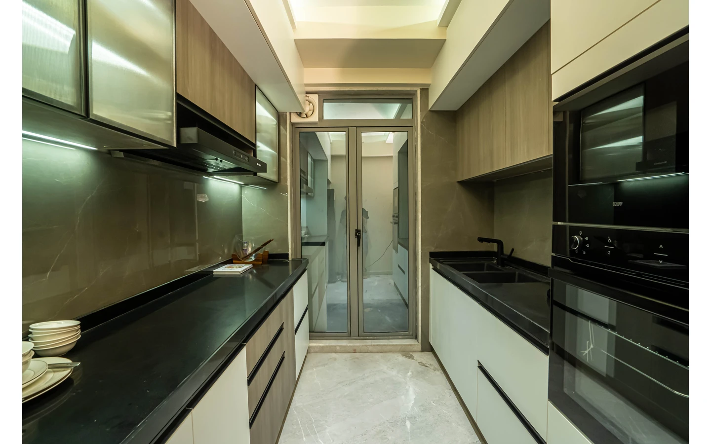 Kitchen area Adani The Views TowerB Ghatkopar East