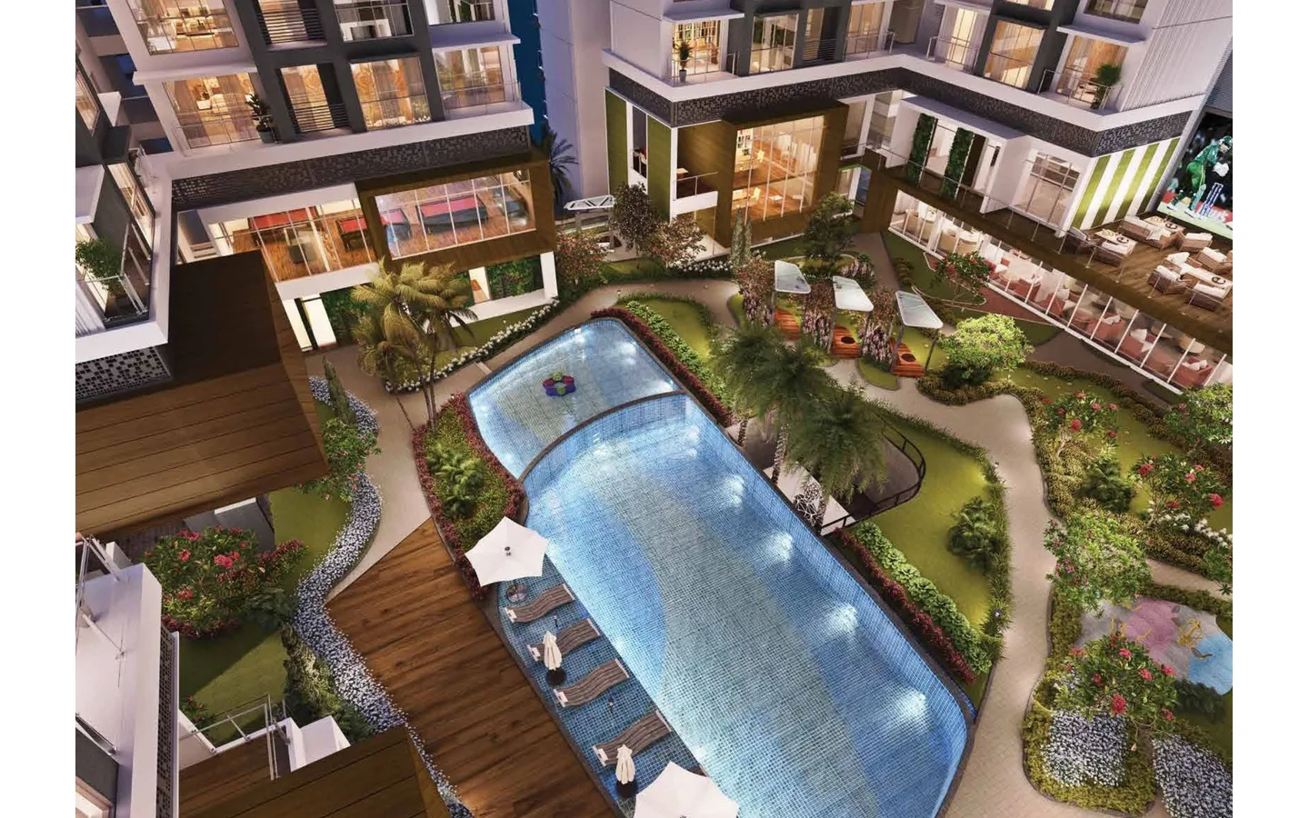 Swimming Pool Adani Realty The View Ghatkopar east