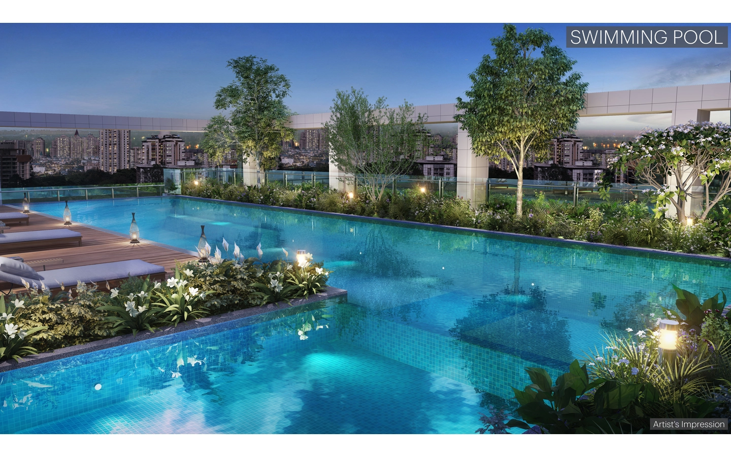 Swimming Pool 2BHK Asteria by Courtyard Thane