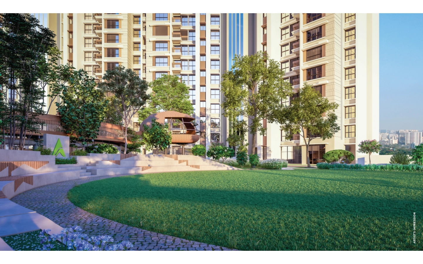 Amphitheatre 2BHK Highscape city Chandak