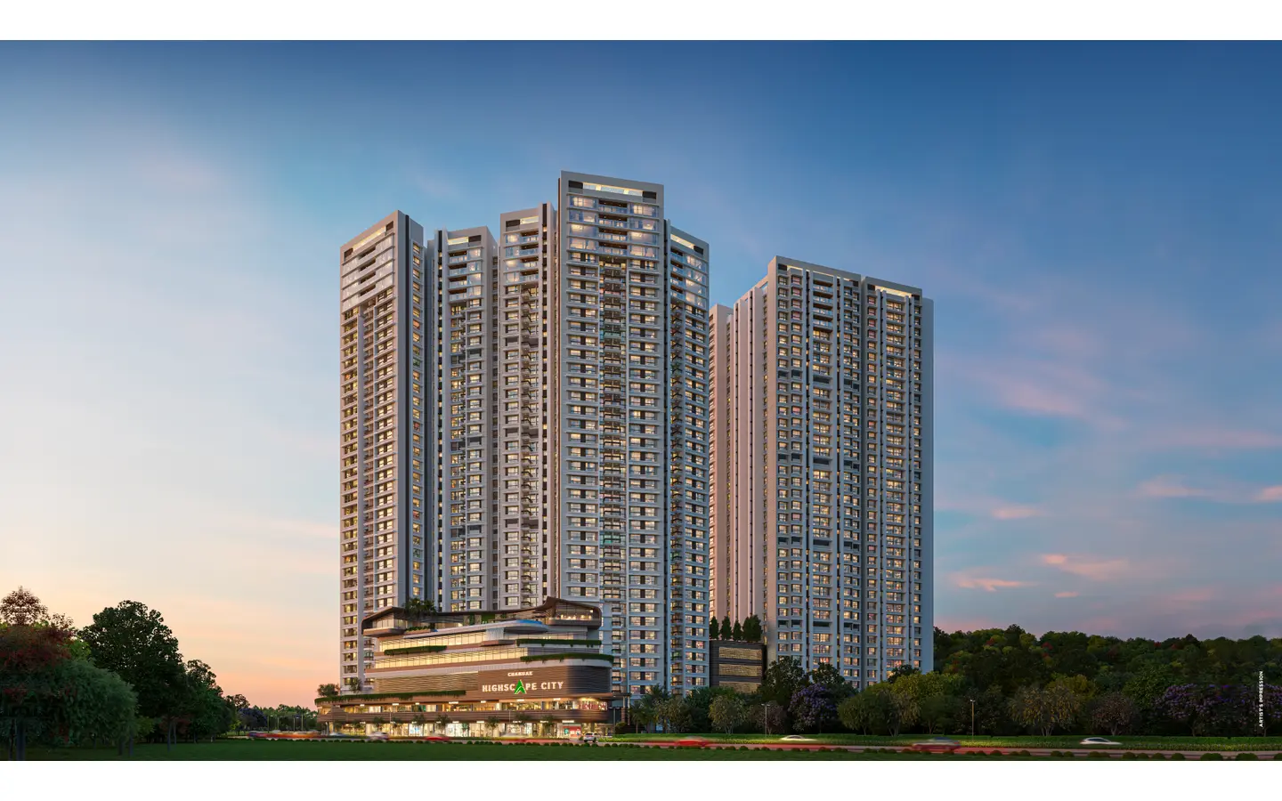 Elevation Skyline Highscape city Chandak