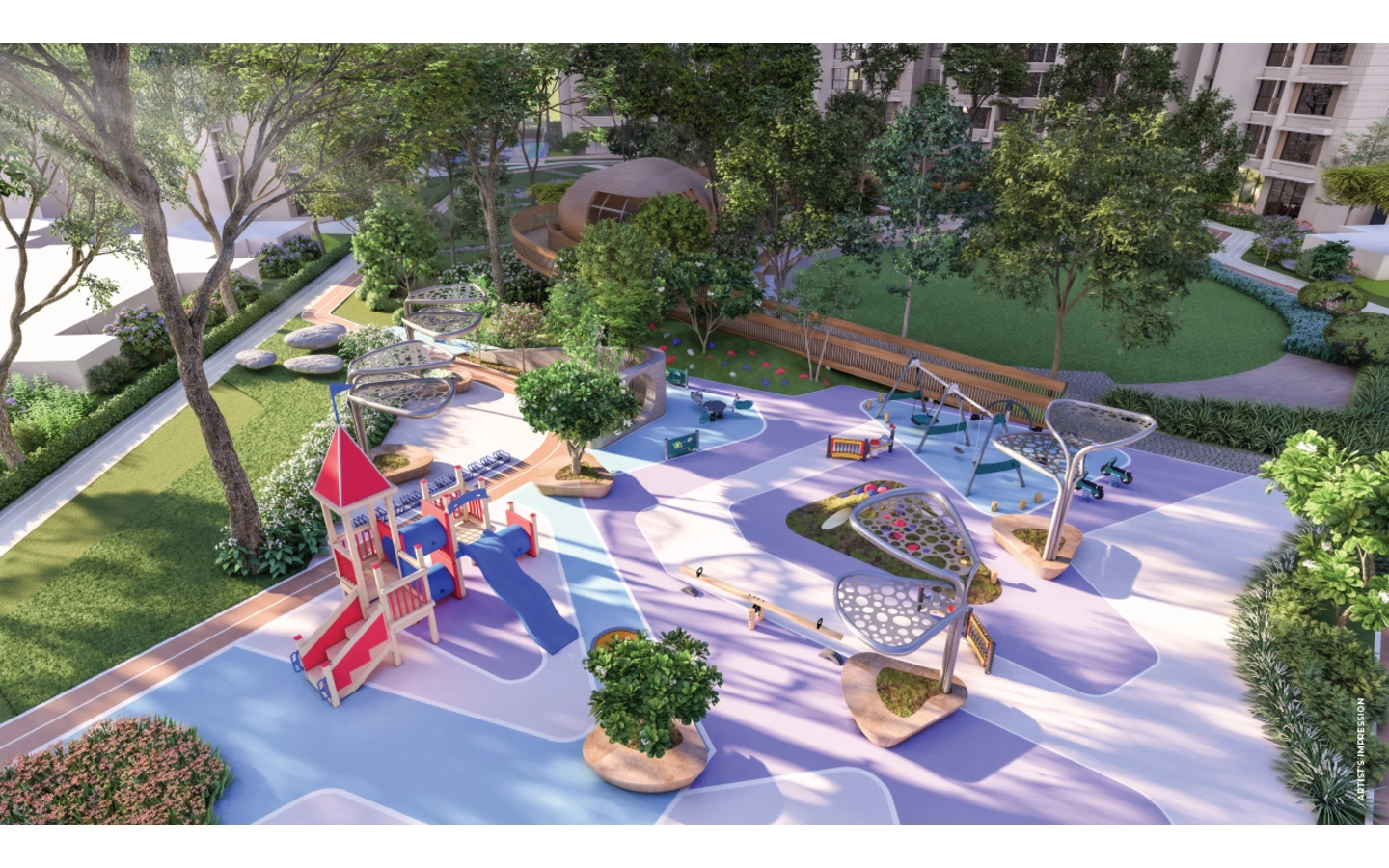 Kids-Play-Area Skyline Highscape city Chandak