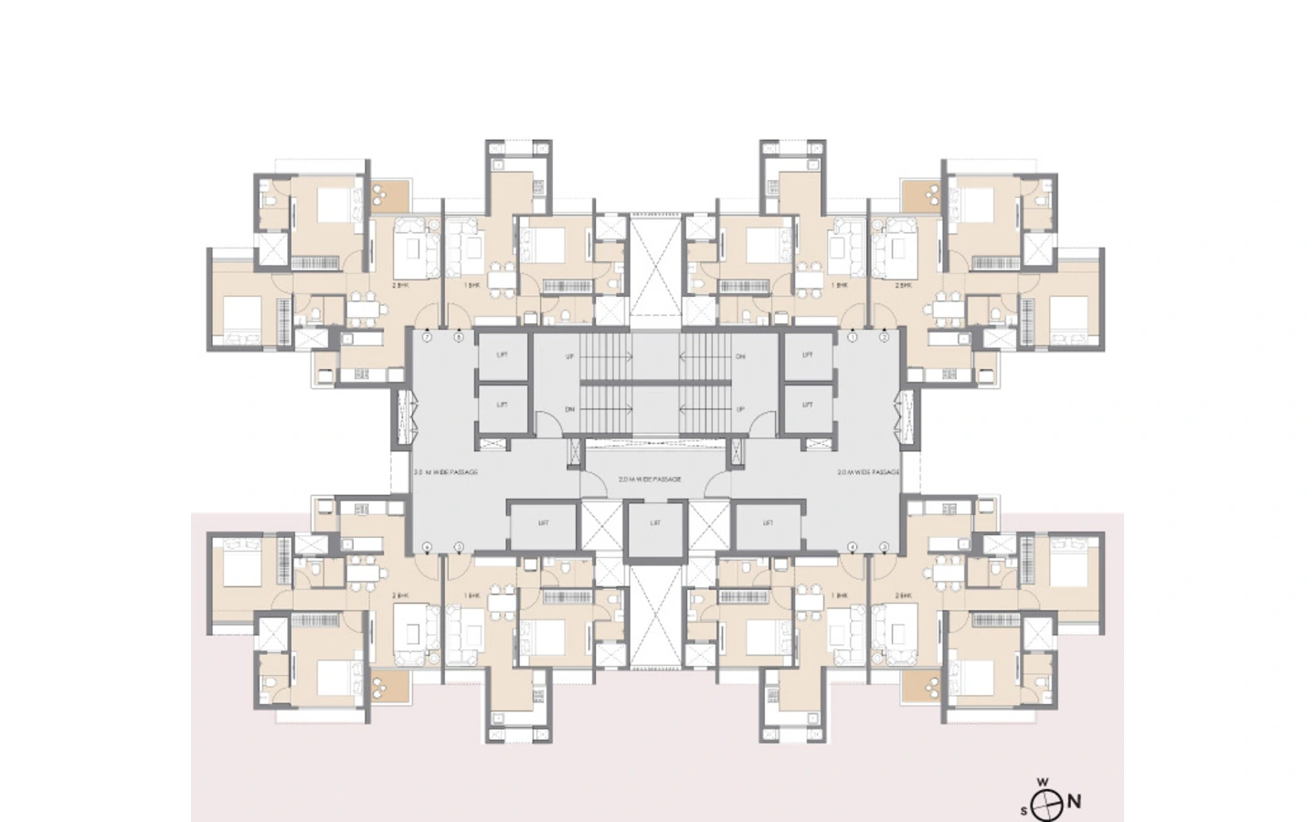 Master Plan Skyline Highscape city Chandak