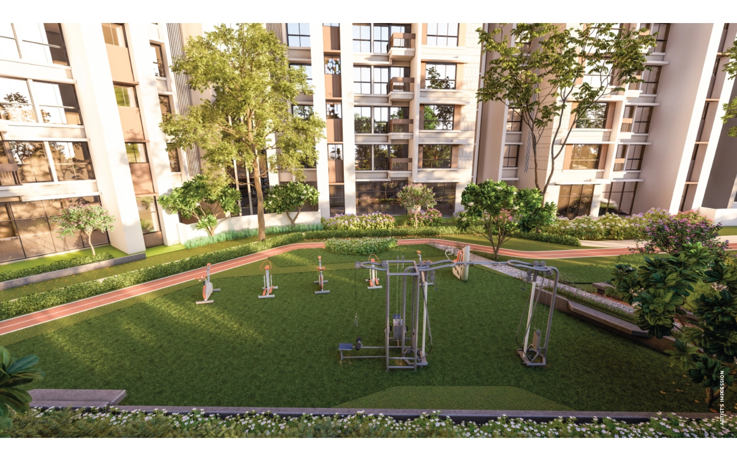 Open-Gymnasium 3BHK Skyline Highscape city Chandak Chembur east